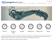 Tablet Screenshot of europedirect.de